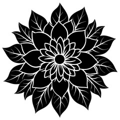    Flower vector illustration.
