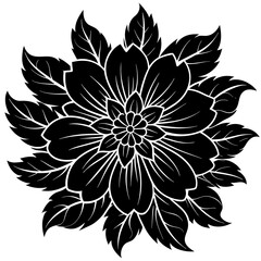    Flower vector illustration.
