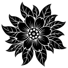    Flower vector illustration.
