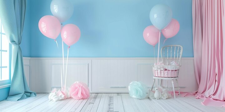 Baby shower concept.