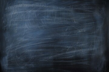 Chalk rubbed out on blackboard, chalkboard background or texture - obrazy, fototapety, plakaty