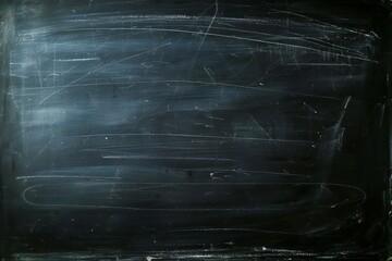 Chalk rubbed out on blackboard background, grunge texture - obrazy, fototapety, plakaty