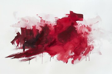 Abstract watercolor painted background,  Texture paper,  Red and black
