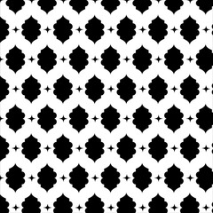 Seamless pattern with black modern style [vector illustration]