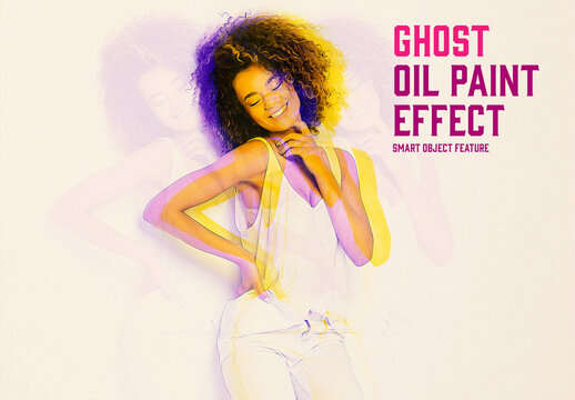 Ghost Oil Paint Effect