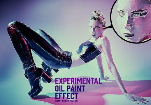 Experimental Oil Paint Effect