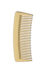 Hairdresser tool. Hair comb isolated on white