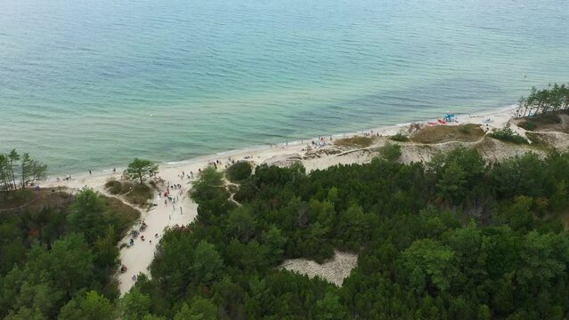 Baltic Sea Beach Rowy Plaza Morze Baltyckie Aerial View Poland
