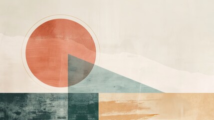Minimalist composition with muted colors and clean lines for a modern, understated look