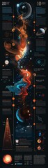 Produce an engaging infographic displaying key advancements in technology and science that have enabled progress in exploring the Earths mantle Utilize a dynamic layout with visually appealing icons