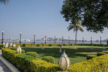 Lake Palace, formerly known as Jag Niwas, is a summer palace of the Mewar royal dynasty that has been converted into a hotel in Udaipur, Rajasthan, India.