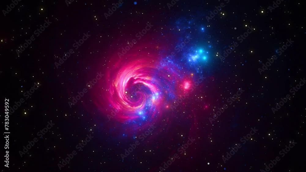 Wall mural galaxy and nebula. abstract space background. endless universe with stars and galaxies in outer spac