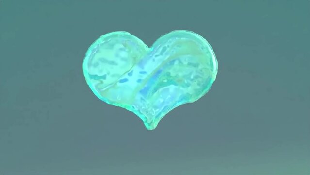 paint shaped heart