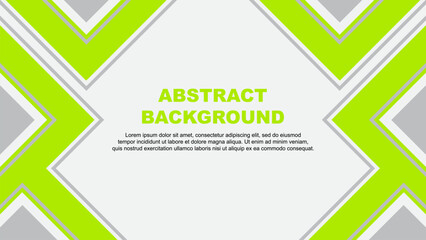 Abstract Background Design Template. Banner Wallpaper Vector Illustration. Lime Green Vector