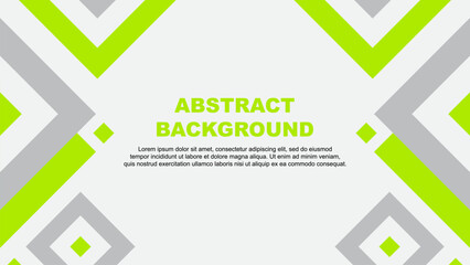 Abstract Background Design Template. Banner Wallpaper Vector Illustration. Lime Green Template
