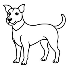      Dog vector illustration.

