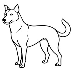      Dog vector illustration.
