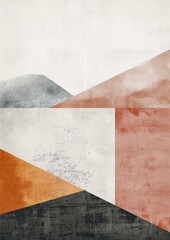 Art poster abstract painting, creativity weathered rough symbol wallpaper