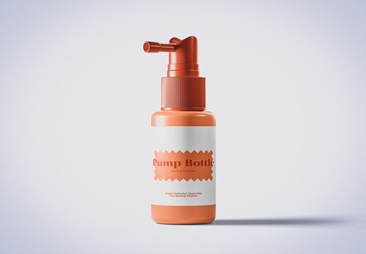 Pump Bottle Mockup