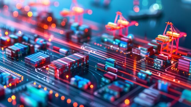 Cutting edge interface design for international supply chain management software