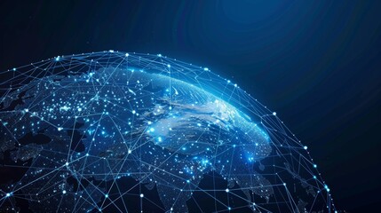 Global digital connectivity and high speed data transfer for international information exchange