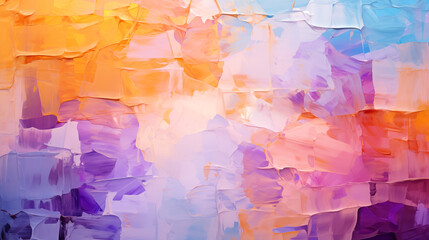 Abstract Colorful Texture Artwork with Warm and Cool Hues