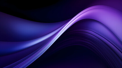 Naklejka premium Digital technology purple geometric curve abstract poster web page PPT background
