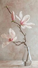 magnolia in a vase