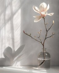 magnolia in a vase