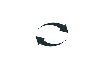 recycle arrow fill design icon