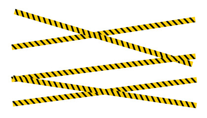 Warning tape, quarantine stripes, Warning stripes, Yellow and black warning tapes, Accident or danger warning, yellow line black stripe caution tapes danger warning ribbons