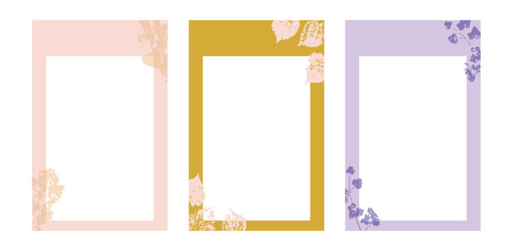 Collection of weekly or daily planner, note paper, to-do list, sticker templates decorated with floral illustrations. School planner and organizer. flat vector