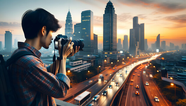 Capturing the City Pulse at Dawn: Candid Daily Routines and Work Themes in Realistic Photography