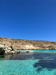 Fototapeta na wymiar Lampedusa Island & Rabbit Beach 
