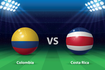 Colombia vs Costa Rica. America soccer tournament 2024 - 783072573
