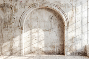 French Modern Arch Imitation: A Photographer's Dream Background Without Decoration or Floor....
