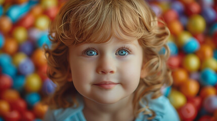 Fototapeta na wymiar portrait of a little child