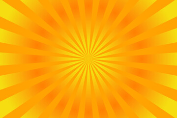 Sunburst Pattern. Radial background. Orange Sunburst Pattern Background. 