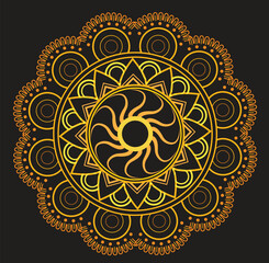 This is simple and vector Mandala Background and it is editable.