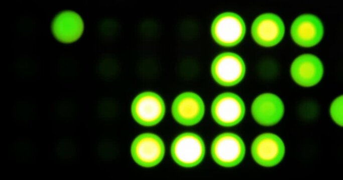 green led servers and switches in a data center, concept of internet cybersecurity and corporate security from hacker