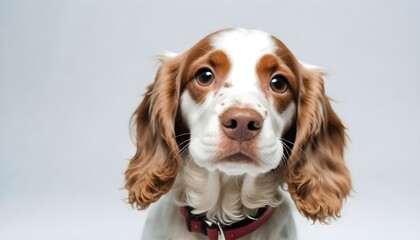 Adorable Spaniel Puppy with Soulful Eyes