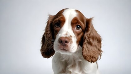 Adorable Spaniel Puppy with Soulful Eyes