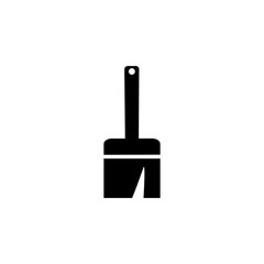 Paint Brush flat vector icon. Simple solid symbol isolated on white background