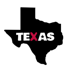 Texas patriotic sign. Vector template for typography poster, banner, flyer, greeting card, etc.