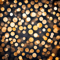 golden lights background, Golden Bokeh Lights abstract festive Christmas background 