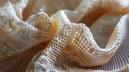 Stunning 3D-printed sculpture showcasing organic patterns and futuristic design