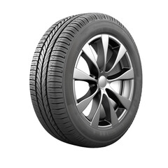 Obraz premium Car tyre cutout isolated on transparent background