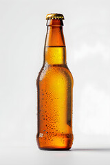 Brown bottle of beer - Clipping Path Beer Bottle Mockup