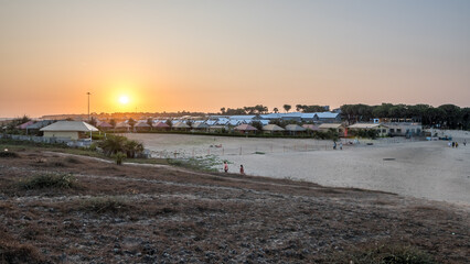 Sunset at Nagoa Beach in Diu, India is an ideal and a recommended place for tourists all over the world