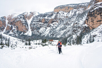 Winterwandern in den Dolomiten